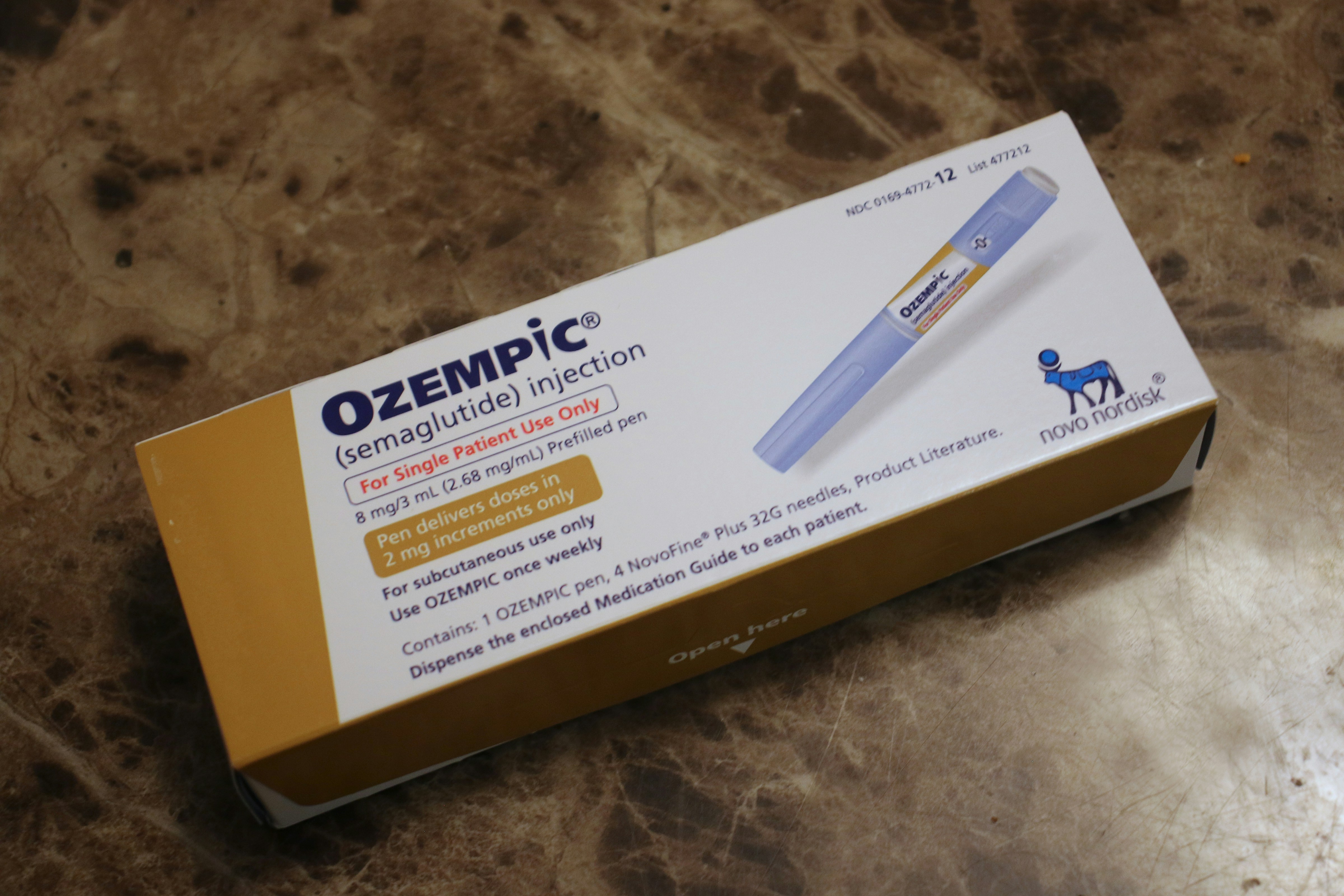 A pharmaceutical product box for a GLP-1 medication on a neutral background — Ozempic Insurance Coverage in Canada 2026: Provincial Plans, Private Insurance and Special Authority